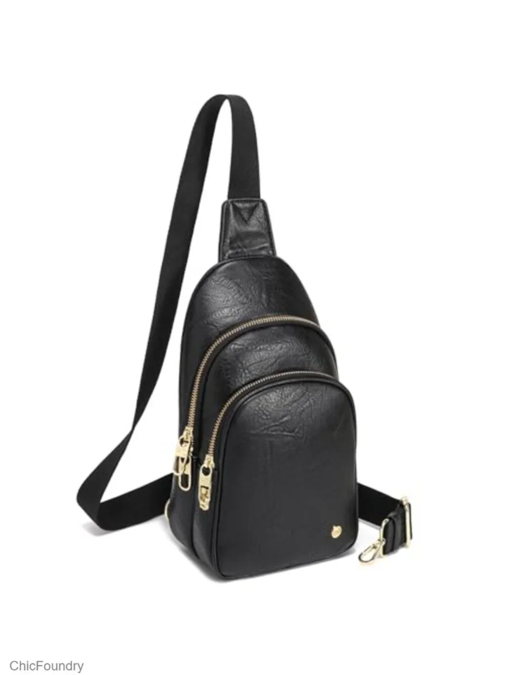 Anti Theft Crossbody Bag RFID Travel Sling Purse Lockable Zippers Adjustable